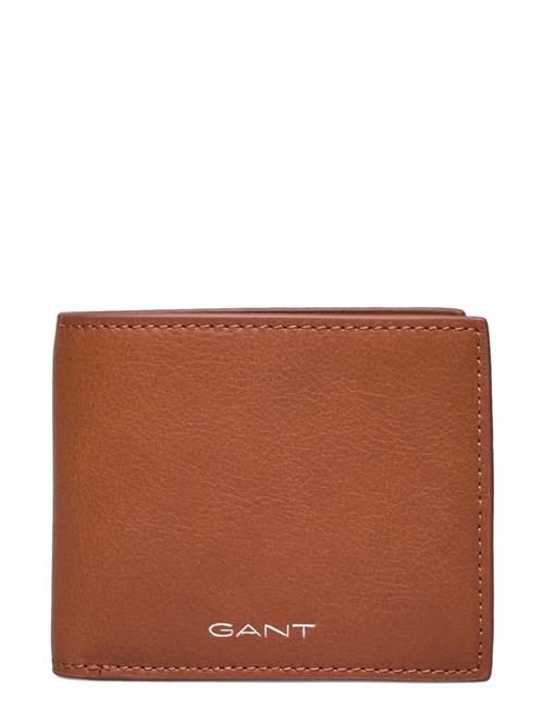 Se GANT Leather Bifold Wallet GANT Brown ved Booztlet