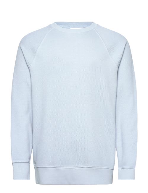 GANT Waffle Texture C-Neck GANT Blue