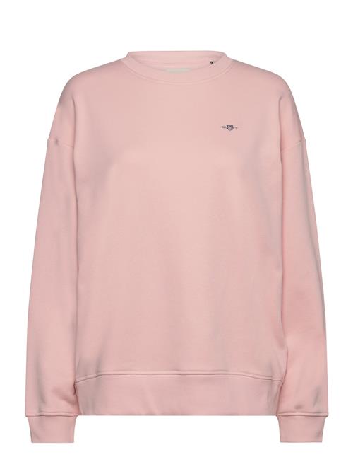 GANT Rel Shield C-Neck Sweat GANT Pink