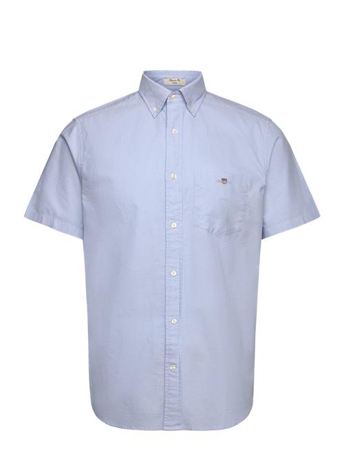 Reg Classic Oxford Ss Shirt GANT Blue