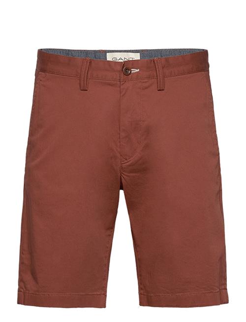 GANT Slim Twill Shorts GANT Brown