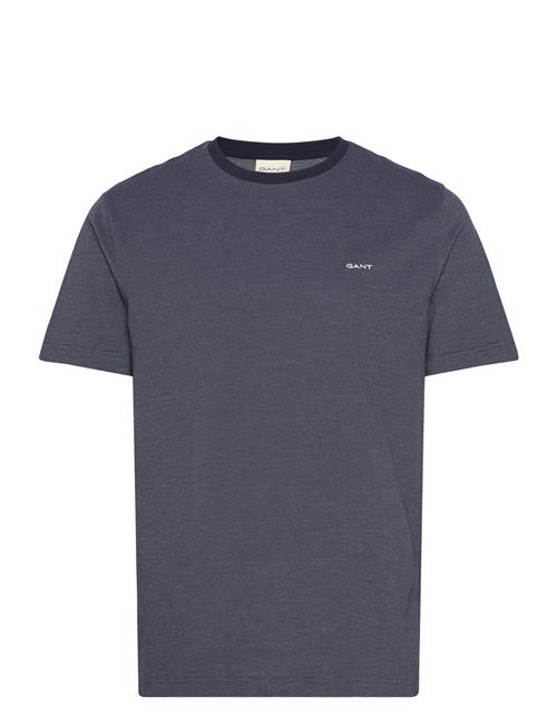 4-Col Oxford Regular Ss T-Shirt GANT Blue