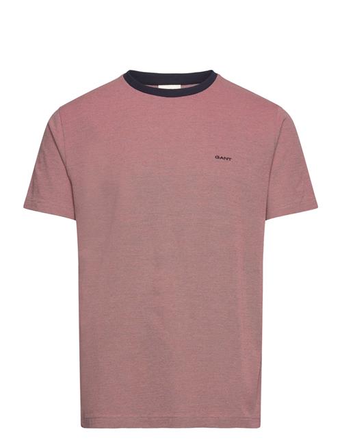 4-Col Oxford Regular Ss T-Shirt GANT Pink