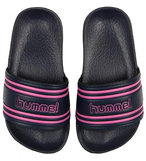 Se Hummel Hummel Badesandaler - HMLPool Slide - Navy ved KidsWorld