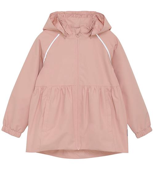 Se Minymo Minymo Regnjakke - PE - Peach Beige ved KidsWorld