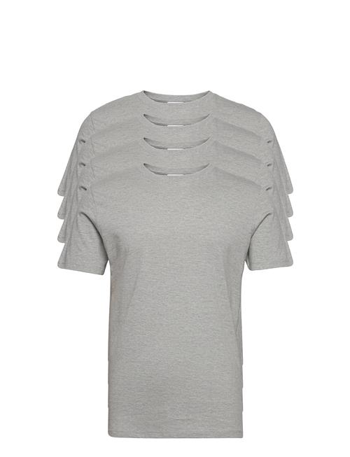 Se Lindbergh 4Pk Basic Tee S/S Lindbergh Grey ved Booztlet