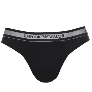 Emporio Armani Armani Stretch Cotton Brief Sort bomuld Large Herre