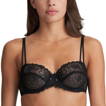 Marie Jo Bh Jane Balcony Horizontal Seam Bra Sort B 80 Dame