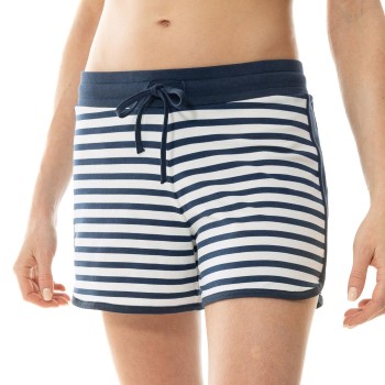 Se Mey Cyra Shorts Hvid/Marine Medium Dame ved Timarco