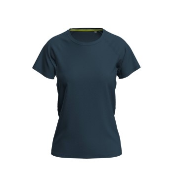 Se Stedman Active 140 Raglan For Women Marineblå polyester Medium Dame ved Timarco