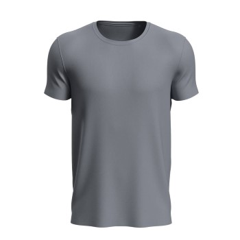 Stedman Active Sports-T For Men Sølvgrå polyester Medium Herre