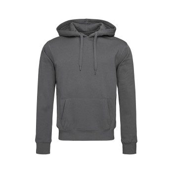 Stedman Men Active Sweat Hoodie Mørkgrå  Large Herre