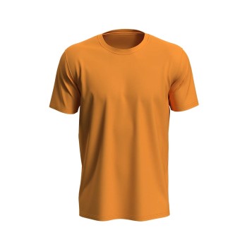 Se Stedman Unisex Lux T Orange bomuld Small ved Timarco