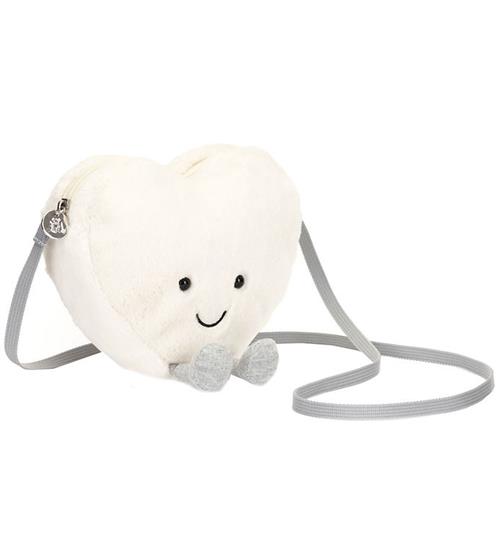 Jellycat Jellycat Taske - 18x17 cm - Amuseables Cream Heart Bag