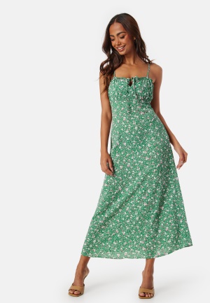 ONLY Onlnova life lux alexa long dress Green/Patterned XS