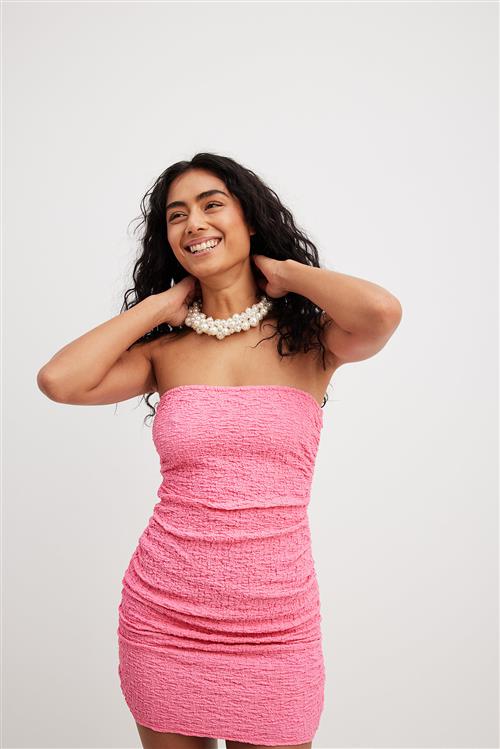 NA-KD Party Bandeau minikjole - Pink