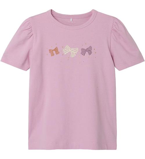 Name It Name It T-shirt - NmfJannica - Mauve Mist