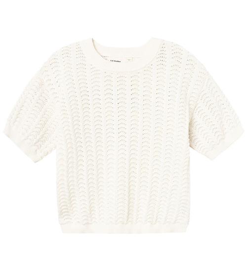 Se Lil Atelier Lil' Atelier Bluse - Strik - NmfJohanna - Coconut Milk m. HulmÃ¸n ved KidsWorld