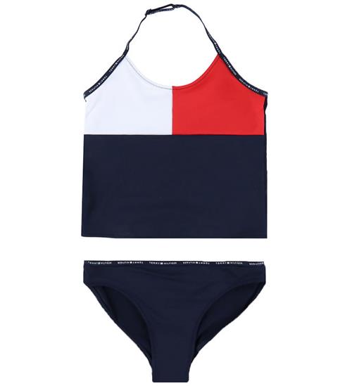 Tommy Hilfiger Bikini - Desert Sky m. Hvid/RÃ¸d