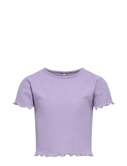 Kids Only Kognella S/S O-Neck Top Noos Jrs Kids Only Purple