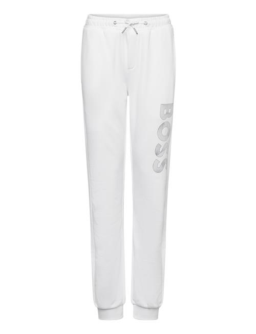 Se BOSS Jogging Bottoms BOSS White ved Booztlet