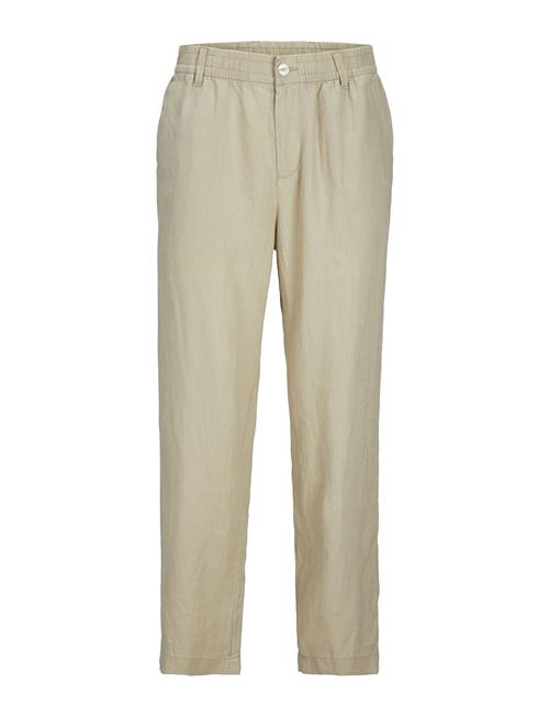 Jack & Jones Jpstkarl Jjlawrence Linen Chino Sn Jack & J S Beige