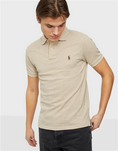 Se Polo Ralph Lauren Slim Fit Mesh Polo Shirt Polotrøjer Dune ved NLY Man