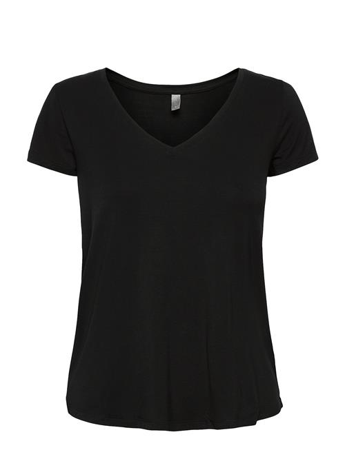 Culture Cupoppy V-Neck T-Shirt Culture Black