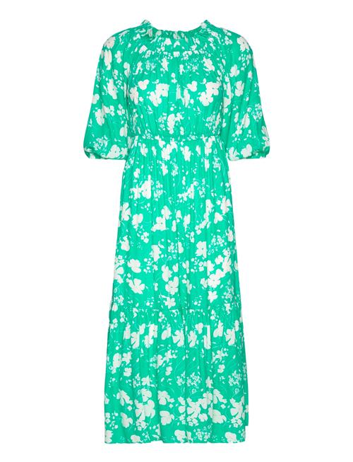 YAS Yashawaii 3/4 Off Shoulder Long Dress S. YAS Green