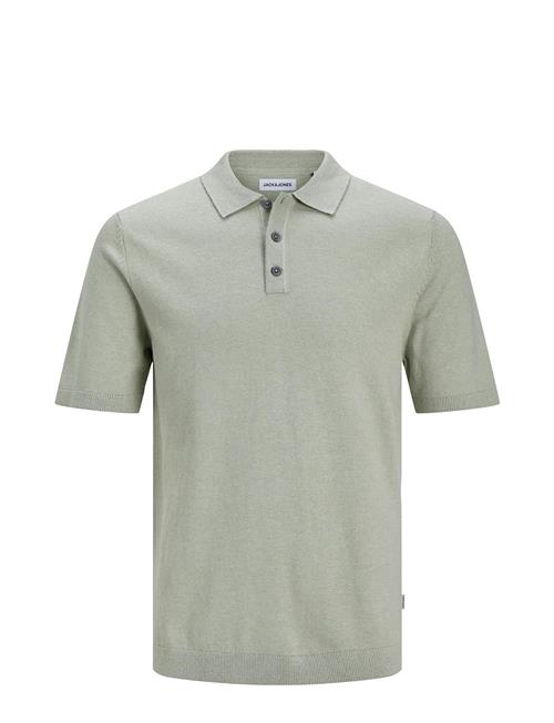 Se Jack & Jones Jjeemil Knit Polo S/S Sn Jack & J S Green ved Booztlet