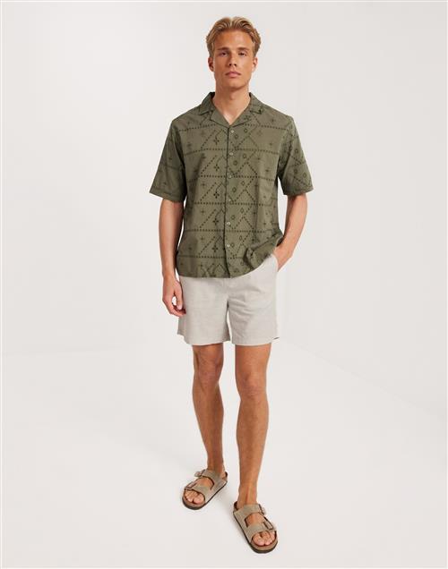 Jack & Jones Jpstjaiden Summer Jogger Short Srt Hørshorts Crockery Melange