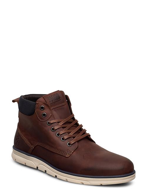 Jack & Jones Jfwtubar Leather Brandy Sn Jack & J S Brown