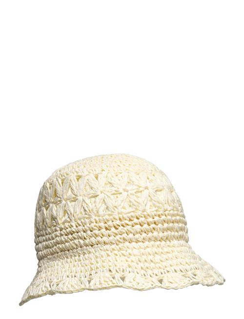 En Fant Straw Hat W. Crochet Edge En Fant Cream