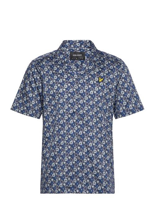 Floral Print Resort Shirt Lyle & Scott Navy