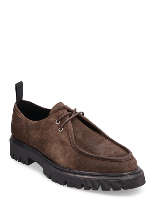 Se Les Deux Tatum Suede Moc Toe Shoe Les Deux Brown ved Booztlet