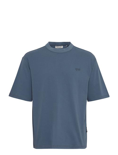 Casual Friday Cftue Relaxed Fit Tee With Chest Pr Casual Friday Blue