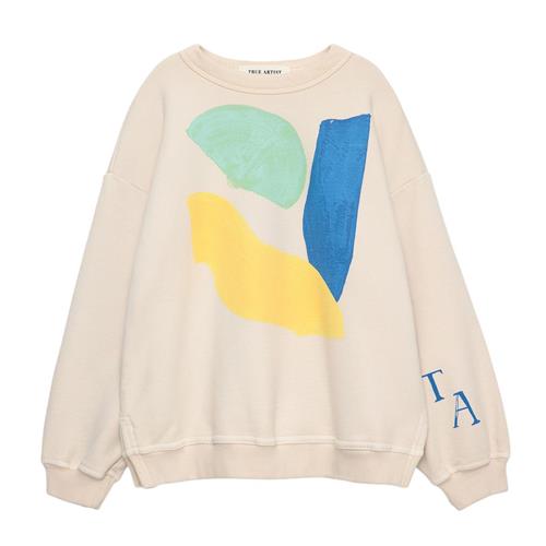 True Artist Papier Collé Sweatshirt Cremefarvet |  | 6-7 years