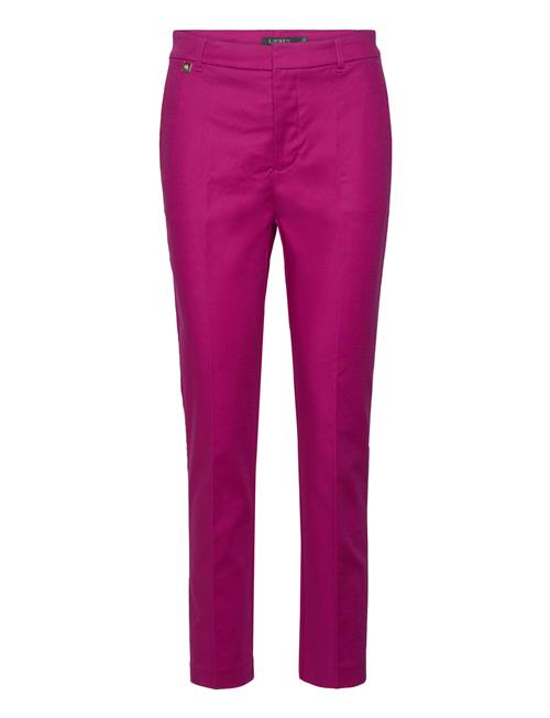 Lauren Ralph Lauren Double-Faced Stretch Cotton Pant Lauren Ralph Lauren Pink