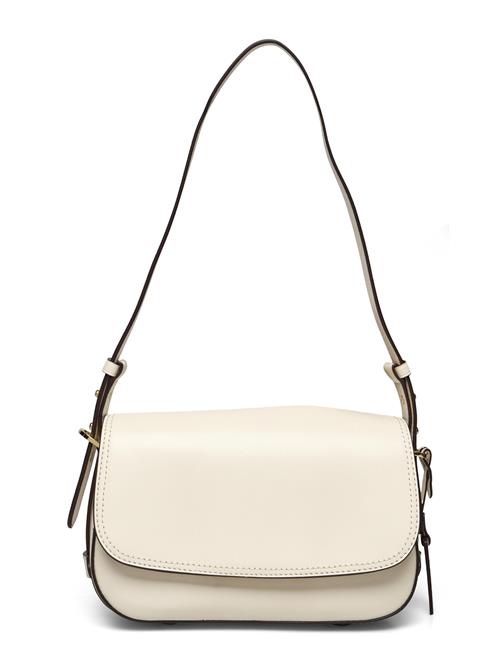 Lauren Ralph Lauren Leather Small Maddy Shoulder Bag Lauren Ralph Lauren White