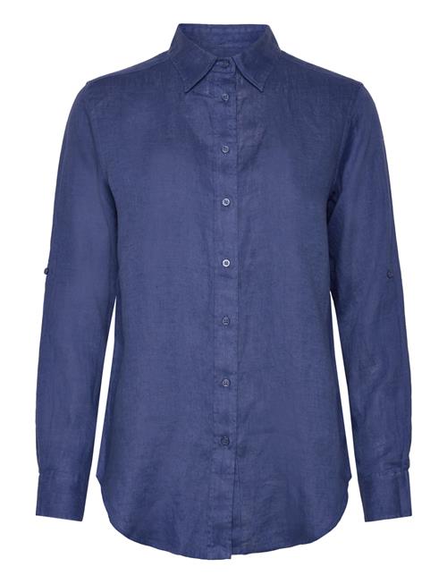 Lauren Ralph Lauren Linen Shirt Lauren Ralph Lauren Blue