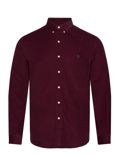 Polo Ralph Lauren Slim Fit Corduroy Shirt Polo Ralph Lauren Burgundy