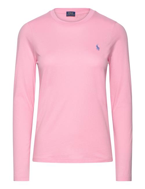 Se Polo Ralph Lauren Long-Sleeve Jersey Crewneck Tee Polo Ralph Lauren Pink ved Booztlet