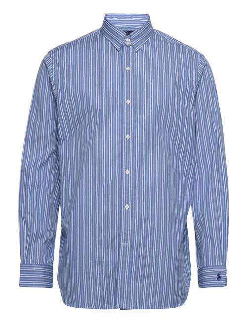 Polo Ralph Lauren Custom Fit Striped Tab Collar Shirt Polo Ralph Lauren Blue