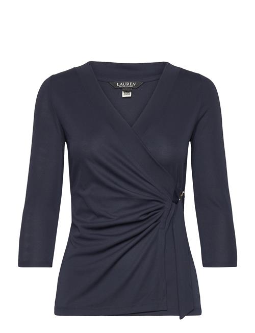 Lauren Ralph Lauren Stretch Jersey Top Lauren Ralph Lauren Navy