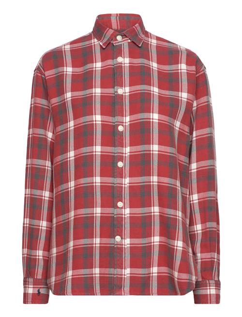 Polo Ralph Lauren Relaxed Fit Plaid Cotton Shirt Polo Ralph Lauren Red