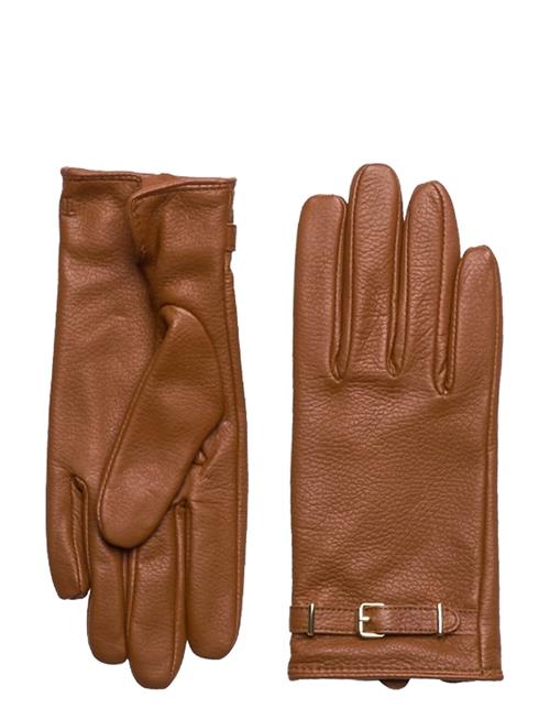 Se Lauren Ralph Lauren Belted Glove-Glove Lauren Ralph Lauren Beige ved Booztlet