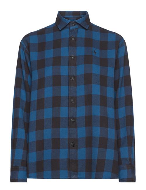 Relaxed Fit Plaid Cotton Twill Shirt Polo Ralph Lauren Blue