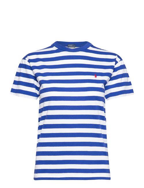 Polo Ralph Lauren Striped Cotton Jersey Crewneck Tee Polo Ralph Lauren Blue