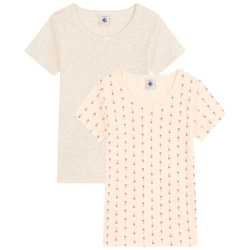 Petit Bateau 2-pak T-Shirter Beige | Beige | 10 years