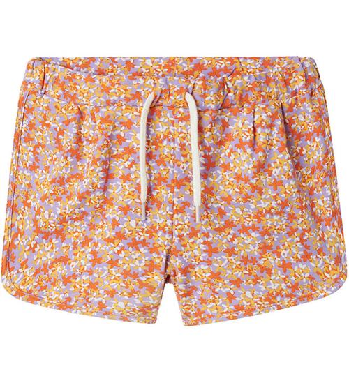 Name It Name It Shorts - NkfJinnia - Lilac Breeze m. Blomster